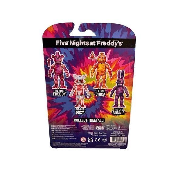 Funko FIVE NIGHTS AT FREDDY'S TIE-DYE CHICA ACTION FIGURE New! Collectible - Picture 5 of 6